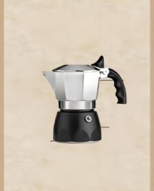 Stainless steel mocha pot