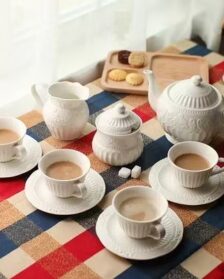 Seven-piece coffee cup set